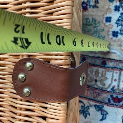 Large Picnic Basket w/ Supplies