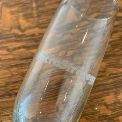 MicroStrategy Champagne / Wine Glasses