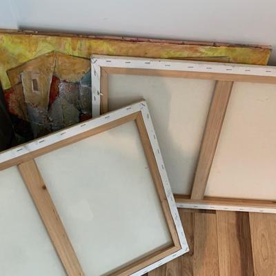 Oil in Canvas Art Lot Unknown Artist