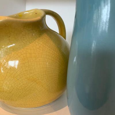 Vintage Pitchers Pottery Lot Hall