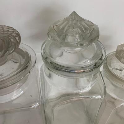 Heavy Antique Glass Decanter Apothecary Lot