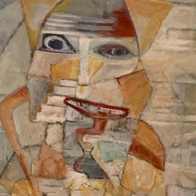 Abstract Oil On Canvas Art Lot