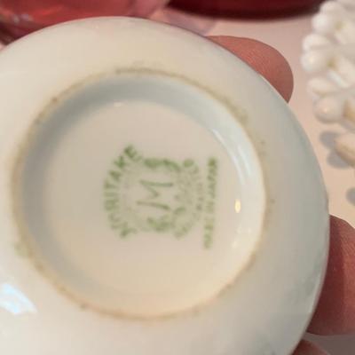 Lace Milk Glass / Ruby Red Collectibles Lot