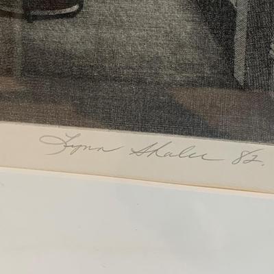 Signed Still Life 9/50 Framed Behind Glass
