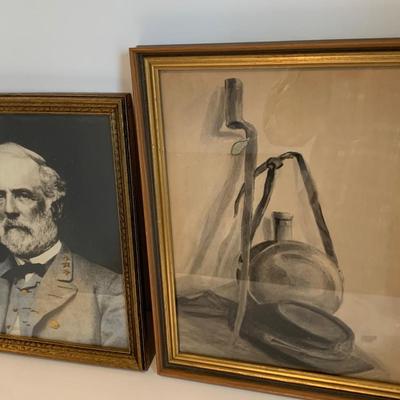 Civil War Art Lot General Robert E Lee +