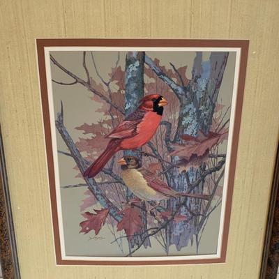 Cardinal Art Leblanc Framed/ Matted