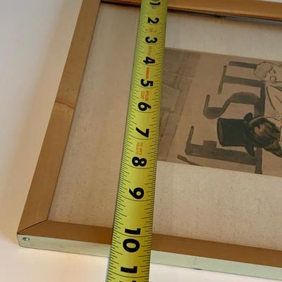 Vintage Sketch Framed