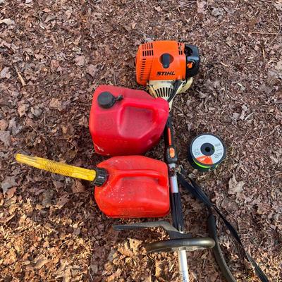 Stihl String Trimmer & Two Gas Cans (SF-MG)