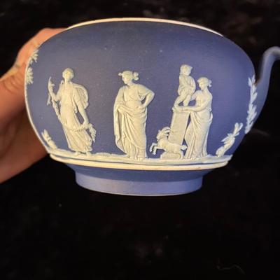 Wedgwood Jasperware Blue Tea Set (D-BM)