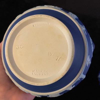 Wedgwood Jasperware Blue Tea Set (D-BM)
