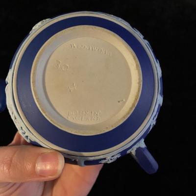 Wedgwood Jasperware Blue Tea Set (D-BM)