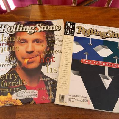 Lot of Rolling Stone Magazines 1990’s