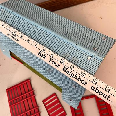 Lot 221 Tonka Toys Fundale farm metal toy barn and fencing