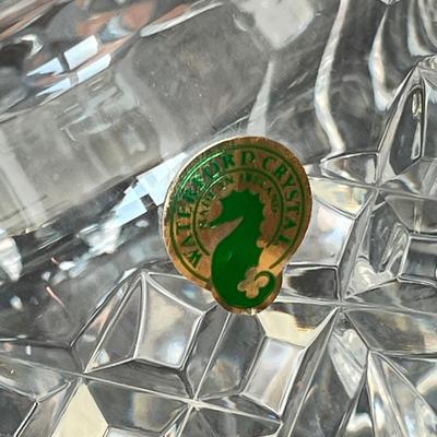 Lot 229 Waterford Lismore crystal biscuit jar