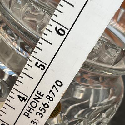 Lot 229 Waterford Lismore crystal biscuit jar