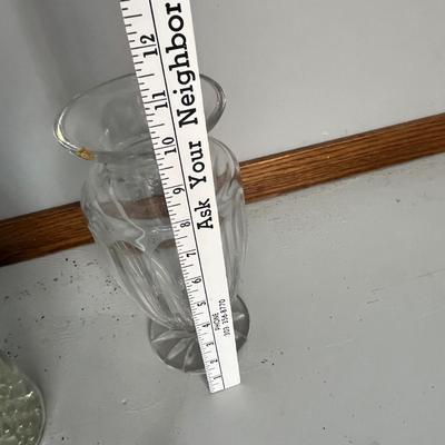 Lot 235 vase and carafe of glass beads