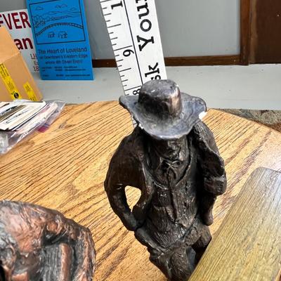 Lot 236 lot of random small home décor items - glass stir sticks, marbel tea light hold, leaded glass heart and more