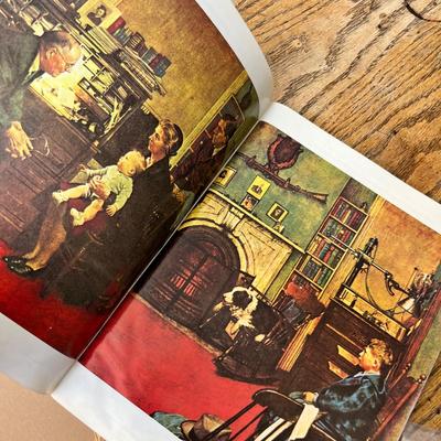 Lot 238 Norman Rockwell Saturday Evening Post magazine, Music Appreciate records in album, 88 Ford Bronco book, 79 Corvette owners manual