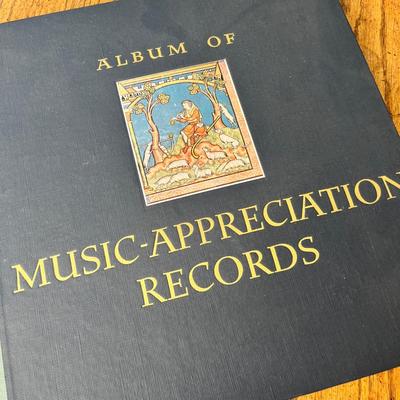 Lot 238 Norman Rockwell Saturday Evening Post magazine, Music Appreciate records in album, 88 Ford Bronco book, 79 Corvette owners manual