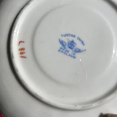 Lot 239 Blue Willow pattern Tuscan China - Made in England