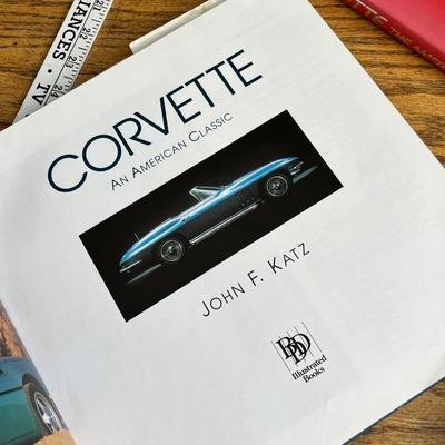 Lot 241 Corvette books and license plate