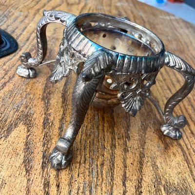 Lot 247 Queen Victoria Reproduction Tea Pot & a SP butter dish