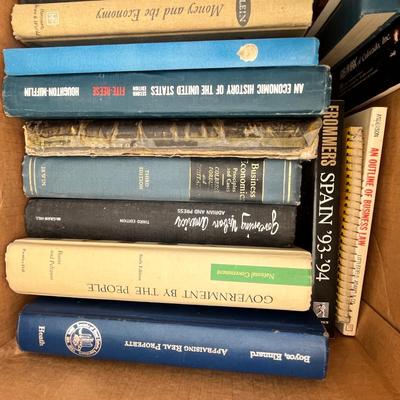 Lot 259 Old economy and business books