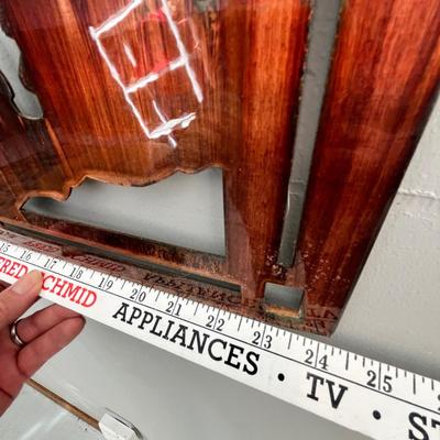 Lot 261 metal elk wall art