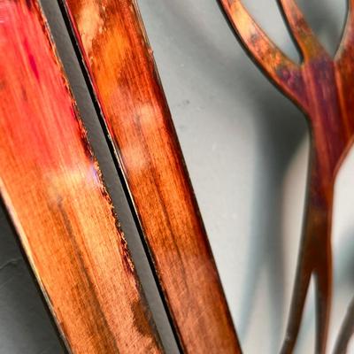 Lot 261 metal elk wall art