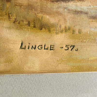 Lot 262 southwest framed Watercolor Painting