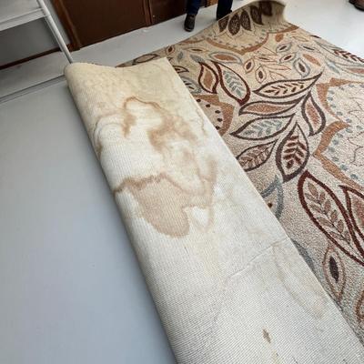 Lot 264 area rug in garage mancave - approximately 7x9