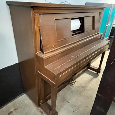 Lot 268 Antique Player piano