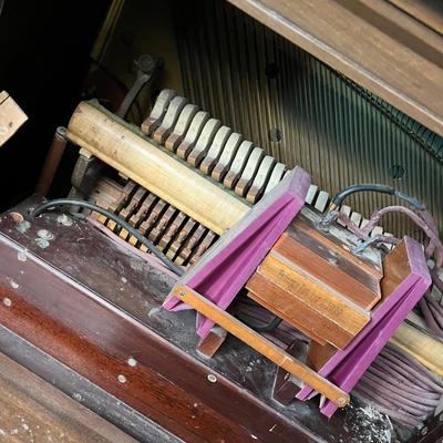 Lot 268 Antique Player piano