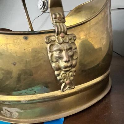 Lot 272 Fireplace wood holders & Sign