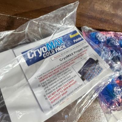 Lot 273 Broncos foam bronco, flag and Cryo cold pack