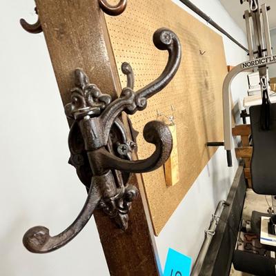 Lot 275 Antique Oak Hall Tree