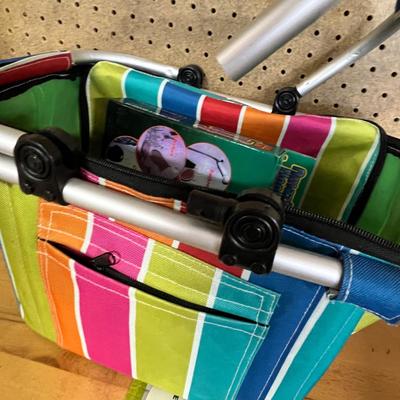 Lot 287 random metal hooks and handle décor, stripped basket with broken handle