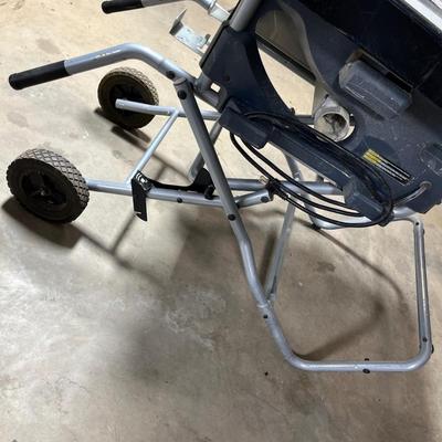 Lot 294 Kobalt Table saw w/ fold up stand