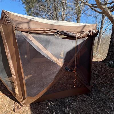 Clam Hexagonal Quick Set Pavilion w/Carry Bag (SB-ES)