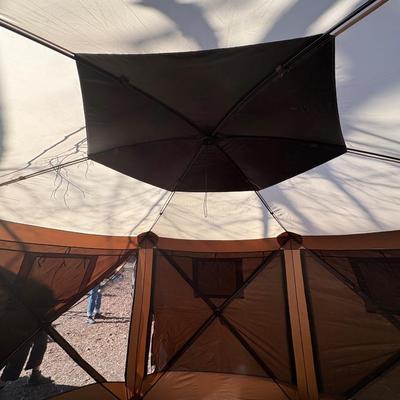 Clam Hexagonal Quick Set Pavilion w/Carry Bag (SB-ES)