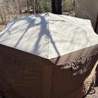 Clam Hexagonal Quick Set Pavilion w/Carry Bag (SB-ES)