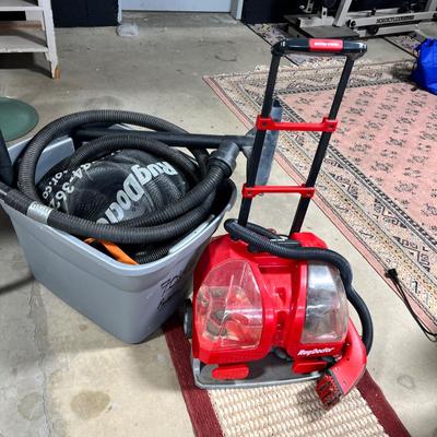 Lot 296 Rug Doctor with attachments