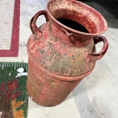 Lot 300 Antique Metal milk tin