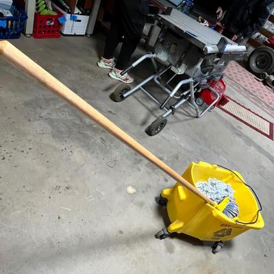 Lot 301 Mop bucket and mop