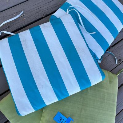 Lot 311 outdoor seat cushions