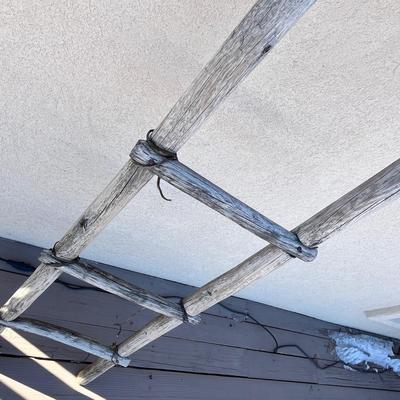 Lot 313 Rustic Indian style ladder