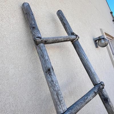 Lot 313 Rustic Indian style ladder