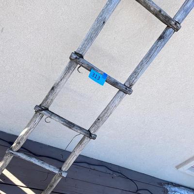 Lot 313 Rustic Indian style ladder