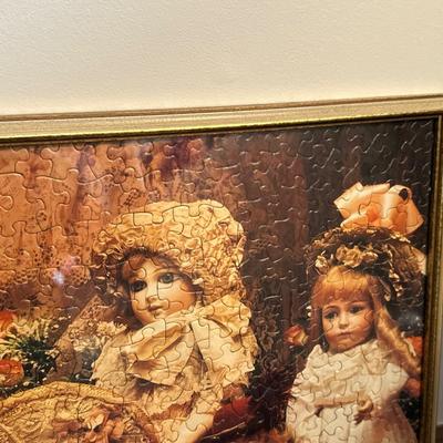 Framed Doll Puzzle Artwork