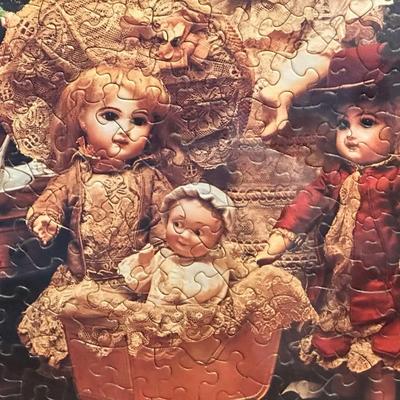 Framed Doll Puzzle Artwork